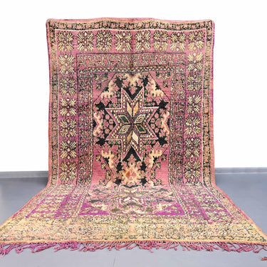 Authentic Vintage / Bohemian Rug 6.7 x 12.4 feet / 205 x 380 cm - Ettilux Home